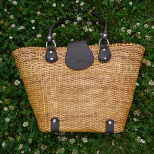 Basket bag for people who want to bring various things